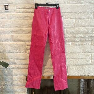Pink leather I.AM.GIA pants